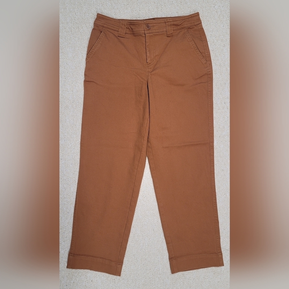 A New Day 4 Jeans Rust Color Stretch Zipper Fly Very Nice Condition